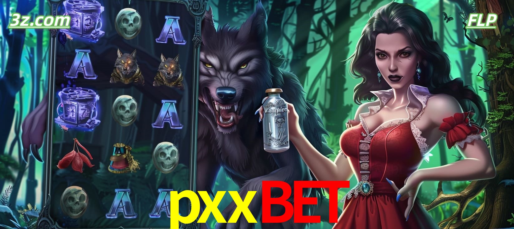 Slots online tema de lobisomem e vampira no pxxbet cassino Brasil