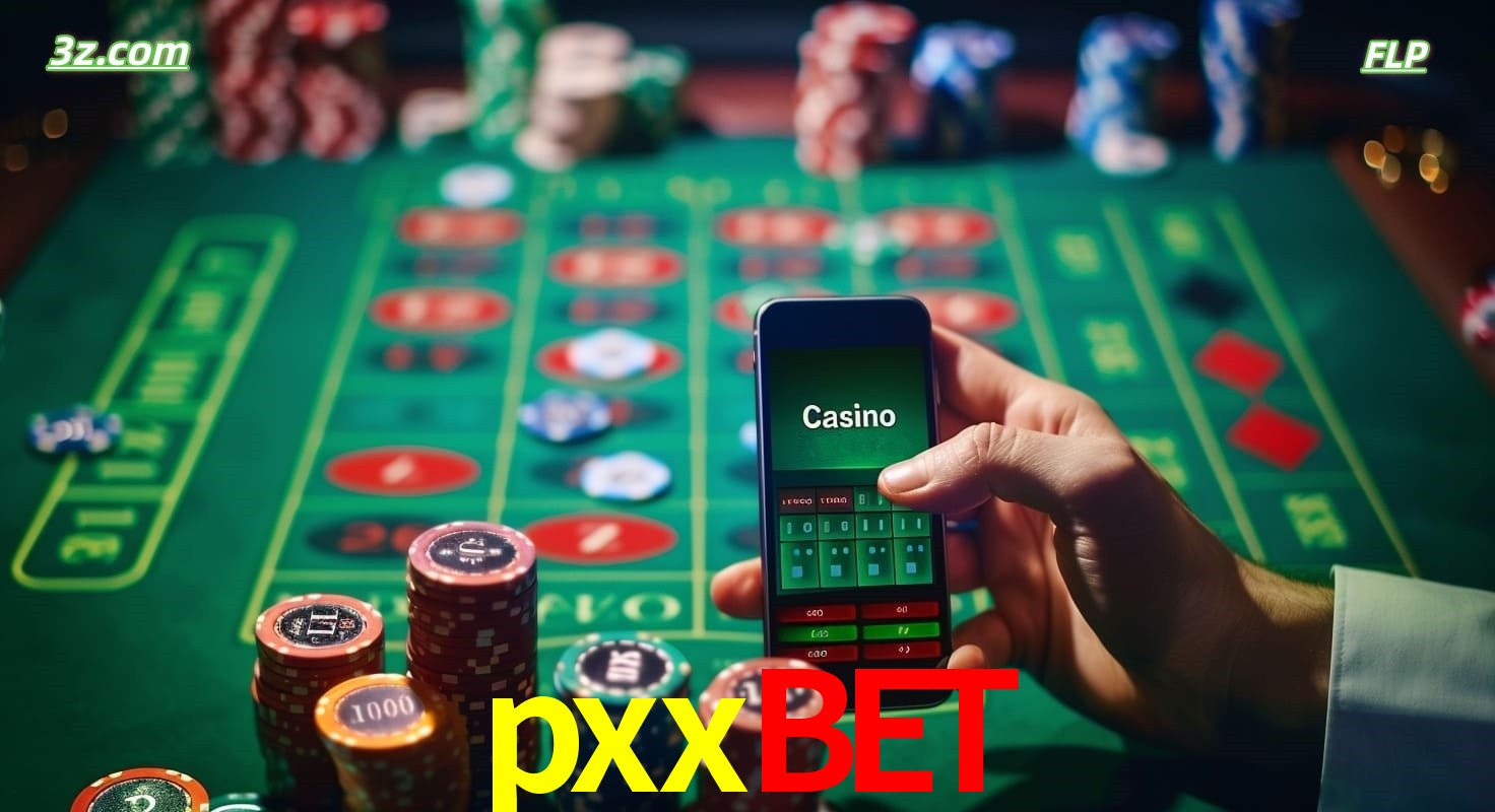 Cassino online móvel pxxbet com apostas em roleta e fichas de pôquer