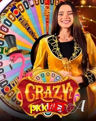 Crazy Time live game no pxxbet cassino com entretenimento ao vivo para jogadores do Brasil